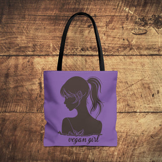 Vegan Girl Tote Bag Printify