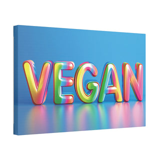 Vegan Classic Stretched Canvas Printify
