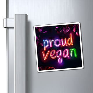 Proud Vegan Magnet Printify