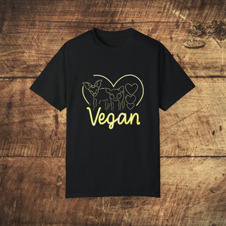 Vegan Garment-Dyed T-shirt Printify