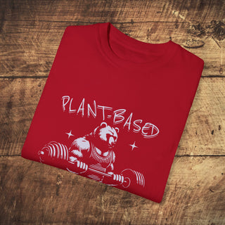 Plant-Based Bodybuilder Garment-Dyed T-shirt Printify