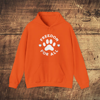 Freedom For All Heavy Blend™ Hooded Sweatshirt Printify