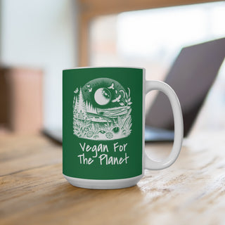 Vegan For The Planet Mug 15oz