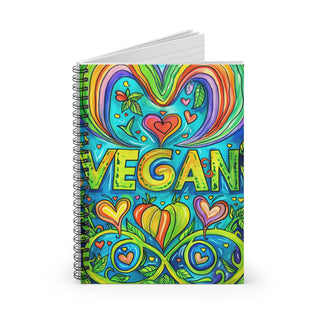 Vegan Spiral Notebook - Ruled Line Printify