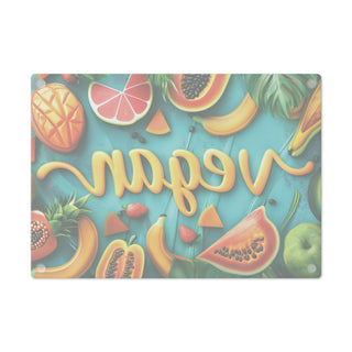 Vegan Tempered Glass Cutting Board Printify