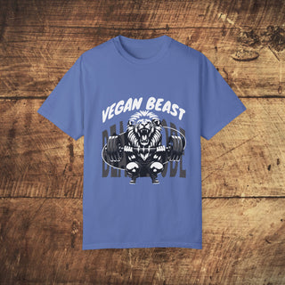 Vegan Beast Garment-Dyed T-shirt Printify