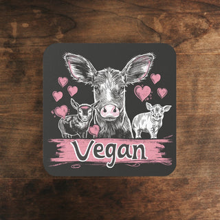 Vegan Cork Back Coaster Printify