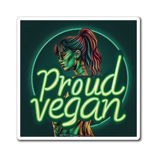 Proud Vegan Magnet Printify