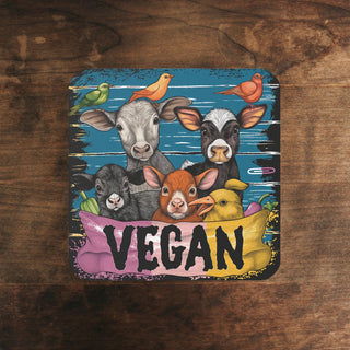 Vegan Cork Back Coaster Printify