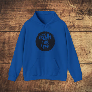 Vegan For Life Heavy Blend™ Hooded Sweatshirt Printify