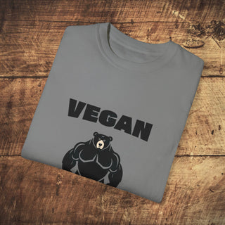 Vegan Gains Garment-Dyed T-shirt Printify