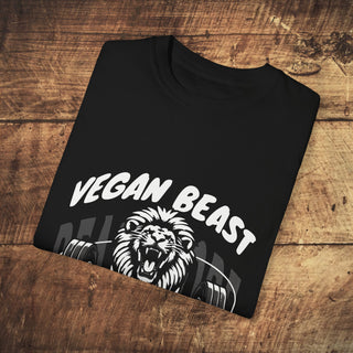 Vegan Beast Garment-Dyed T-shirt Printify