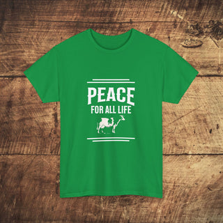 Peace For All Life Unisex Heavy Cotton Tee