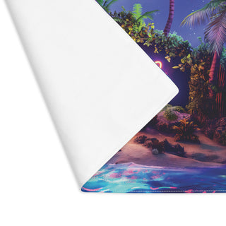 Vegan Island Placemat, 1pc Printify