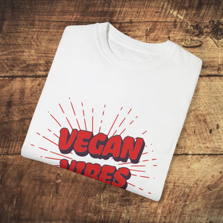 Vegan Vibes Garment-Dyed T-shirt Printify