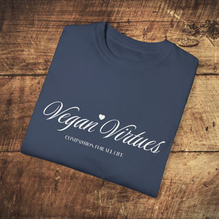 Vegan Virtues Garment-Dyed T-shirt Printify