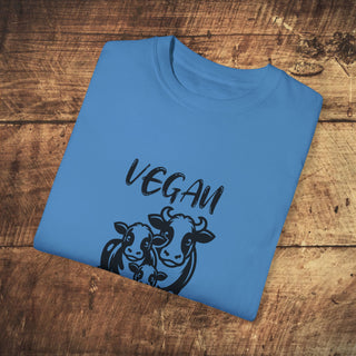 Vegan For The Animals Unisex Garment-Dyed T-shirt