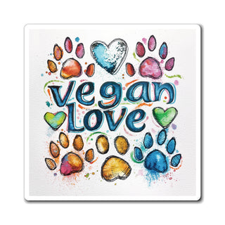 Vegan Love Magnet Printify