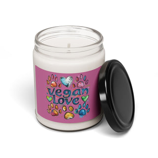 Vegan Love Scented Soy Candle, 9oz