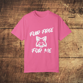 Fur Free For Me Garment-Dyed T-shirt Printify