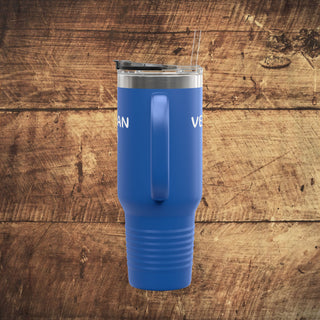 Vegan Heart Insulated Travel Mug, 40oz