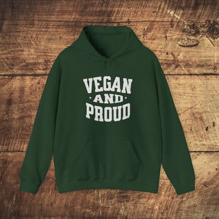 Vegan and Proud Heavy Blend™ Hooded Sweatshirt Printify