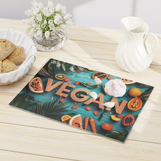 Vegan Tempered Glass Cutting Board Printify