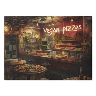 Vegan Pizza Cutting Board Printify