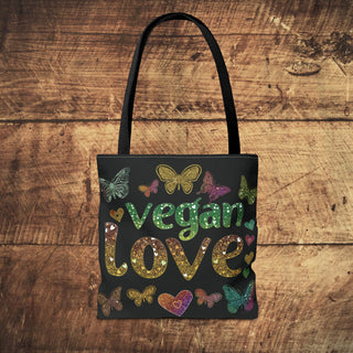 Vegan Love Tote Bag Printify