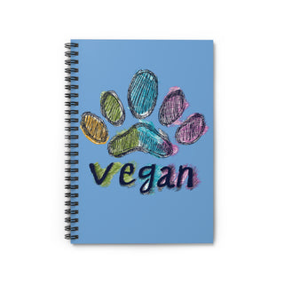 Vegan Spiral Notebook - Ruled Line