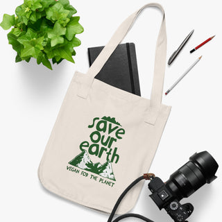 Save Our Earth Organic Canvas Tote Bag