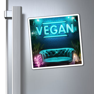 Vegan Neon Magnet Printify