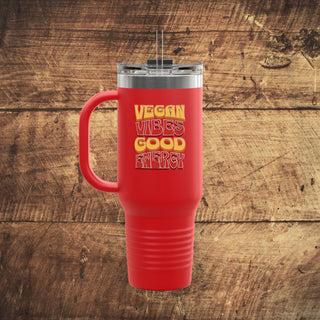 Vegan Vibes Insulated Travel Mug, 40oz