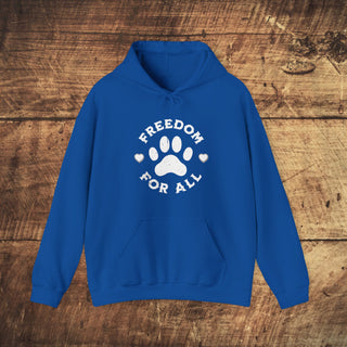 Freedom For All Heavy Blend™ Hooded Sweatshirt Printify