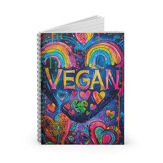 Vegan Spiral Notebook - Ruled Line Printify