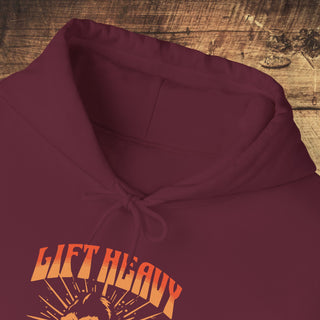 Lift Heavy Eat Plants Heavy Blend™ Hooded Sweatshirt Printify