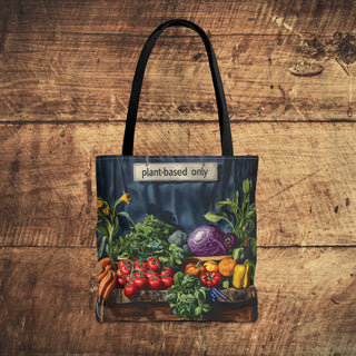 Plant-Based Only Tote Bag Printify