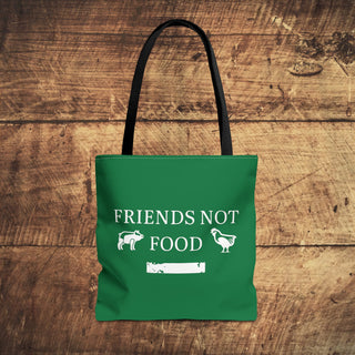 Friends Not Food Tote Bag Printify