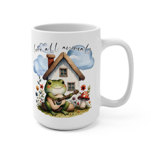 Love All Animals Coffee Mug 15oz Printify