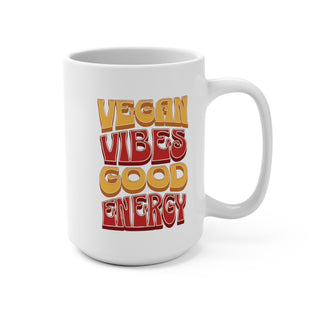 Vegan Vibes Mug 15oz Printify