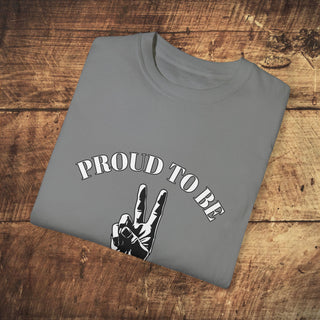 Proud To Be Vegan Unisex Garment-Dyed T-shirt