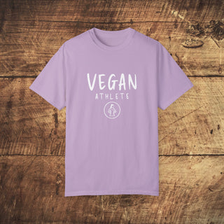 Vegan Athlete Garment-Dyed T-shirt Printify