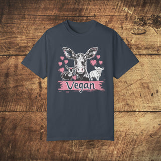 Vegan Garment-Dyed T-shirt Printify