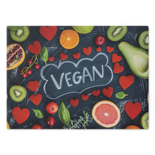 Vegan Tempered Glass Cutting Board Printify