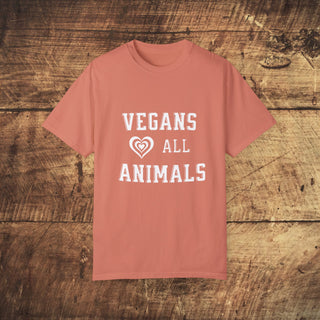 Vegan Garment-Dyed T-shirt Printify