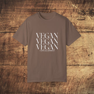 Vegan Garment-Dyed T-shirt Printify