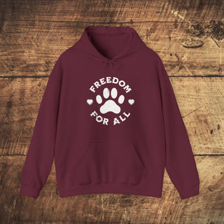 Freedom For All Heavy Blend™ Hooded Sweatshirt Printify