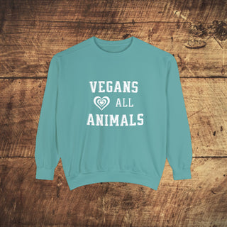 Vegan Garment-Dyed Sweatshirt Printify