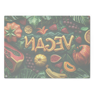 Vegan Tempered Glass Cutting Board Printify