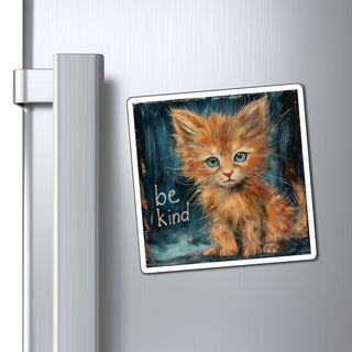 Be Kind Kitty Magnet Printify